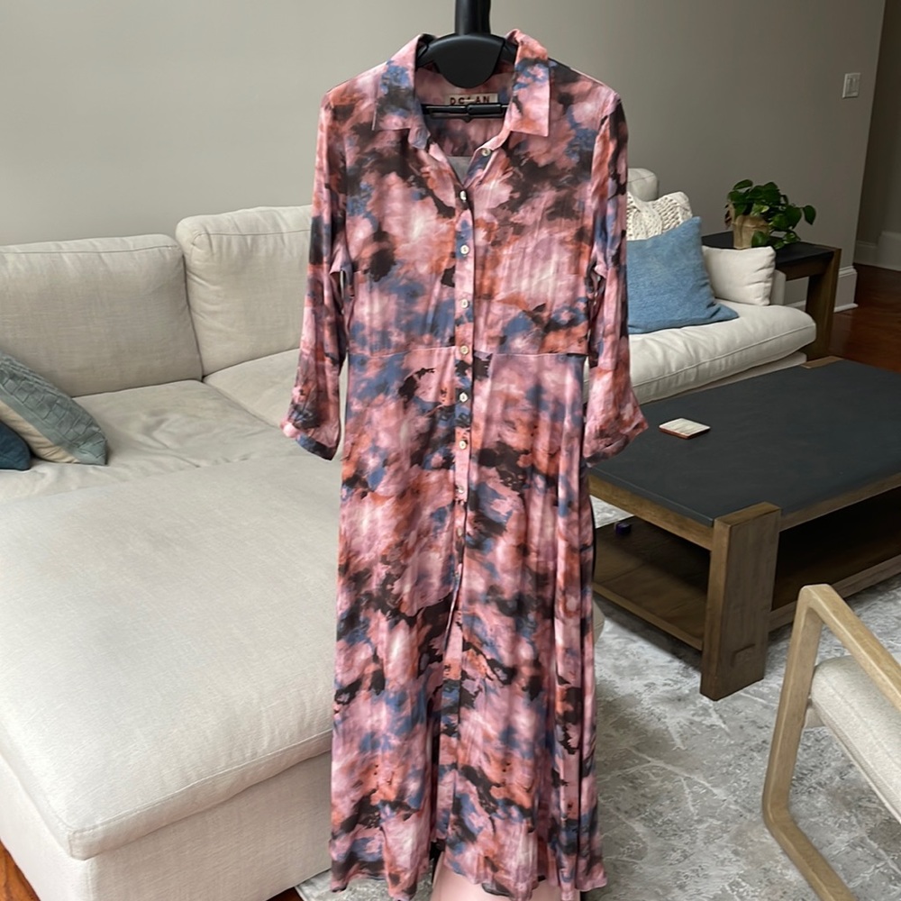 Anthropologie Dolan Long Sleeve Maxi Dress